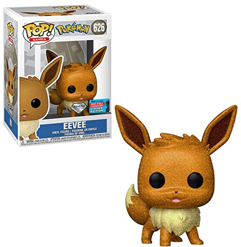 Funko POP! Animation: Pokemon - Eevee (Diamond Glitter Collection) Fall Convention 2021 Exclusive - Shared Sticker