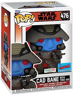 Funko Pop! Star Wars: Cad Bane mit Todo - (NYCC/Fall Con) - Star Wars: The Bad Batch - Vinyl-Sammelfigur - Geschenkidee - Offizielle Handelswaren - Spielzeug Für Kinder und Erwachsene - TV Fans