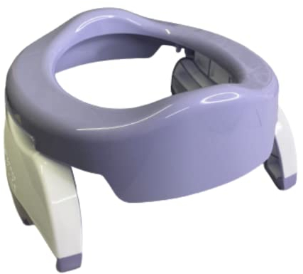 POTETTE PLUS Reisetopf/Toilettenverkleinerer 2 in 1 – Lila/Weiß