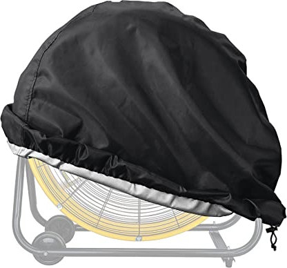 LSongSKY Industrial Fan Cover 30 inches,Waterproof&Dustproof Cover Suitable for 30 High Velocity Movement Heavy Duty Drum Fan, Heavy Duty Outdoor Floor Fan Cover,Fits up to 36 x 11 x 36 inches,Black