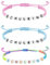 UTEFIF 3 Stück Schulkind Einschulung Mädchen, Schulkind Geschenk, Geschenk Einschulung Mädchen Armband Schulkind(color)