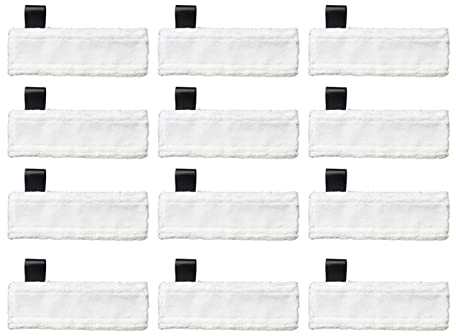 12 Pezzi. Compatibile con Il Panno for Scopa a Vapore Karcher SC2 SC3 SC4 SC5 Tampone for Pulizia della Copertura in Tessuto for Scopa a Vapore