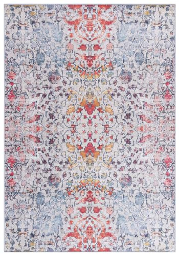 Mazovia Teppich Wohnzimmer 120x170cm Abstrakt Orientalisch Stilvoll Elegant | Teppich für Schlafzimmer Esszimmer Büro Rutschfest Maschinenwaschbar Wetterfest Pflegeleicht Fußbodenheizungsgeeignet Modern