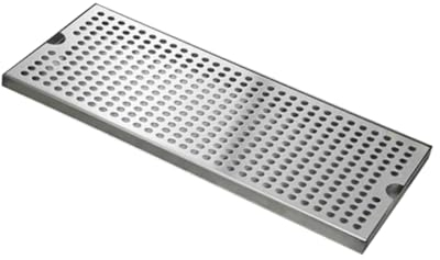 Baoblaze Beer Drip Tray, 304 Stainless Steel Kegerator Beer Drip Pan for Bar Restaurant Coffee Shop,40x17.5x1.5cm