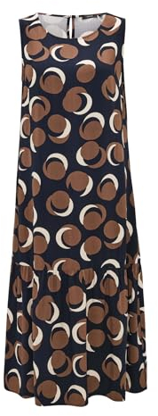 OPUS Damen Midikleid | Midikleid WICY City A-Linie aus ECOVERO™ Viskose Coal Blue, 38