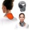 Neulriscn Neck Heat Pad, Heated Neck Wrap with Vibration Massager, Electric Heated Neck Warmer for Pain Relief, Cordless Neck Heating Pad Neck Brace for Stiffness, 3 Levels Heat, Vibration & Timer