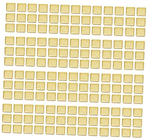 OSOLADY 300 Stück Vergoldete Kontakt Lötchips 2x2mm Kupferlot Schmucklöten Elektronik Selbstgemacht Zubehör Für Reparatur Und Verbindung