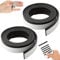 2Pcs*1m Splinter Guard Strip Rubber for Daily Use,Rubber Guide Rail Protector Strips,Rubber Splinter Guide,Replacement Part for Track Saw Guard,Draft Exclu/der Tape,Draft Exclu/der for Doors,Portable