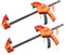 VEVOR Serre-Joints à Libération Rapide 2PCs Ouverture de la Mâchoire 30,48 cm, Pince Écarteur à Une Main Capacité Max. 154 kg, Pince en F en Plastique et Acier au Carbone, pour Menuisier Métallurgie
