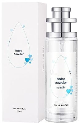 Ebyveen Baby Powder Perfume,Baby-Soft Perfume Sprays,Scented Powder S-pray,Portable Spray Bottle,Lightweight,an Eau De Parfum,For Men And Women (Powder Classic)