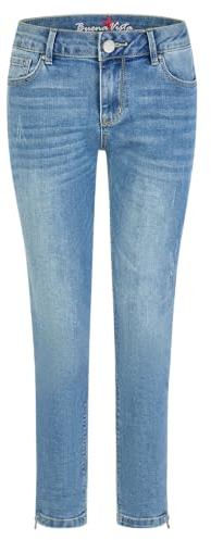 Buena Vista Damen Hose Italy 7/8 (DE/NL/SE/PL, Alphanumerisch, M, Regular, Regular, rough denim)