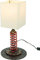 GURU SHOP Tischlampe/Tischleuchte, Upcycling Lichtobjekt aus Altmetall - Modell Motola, 48x24x24 cm