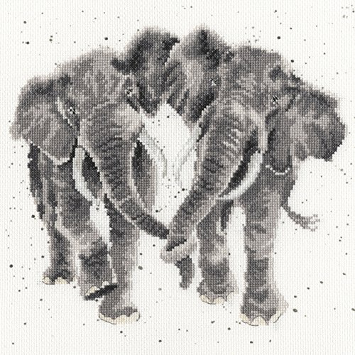 Bothy Threads Kreuzstich-Set Alter ist Irrelephant Zählmuster