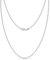 LeCalla 925 Sterling Silver Italian 1.2mm Diamond-Cut Bead Ball Strand Chain Necklace for Women 22 Inches, Made in Italy