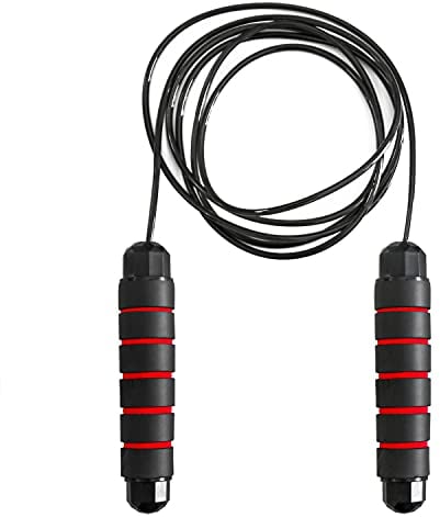 Springseil Seil kugelgelagert AsVIVA JR1, Deutsche Qualitätsmarke, verhedderungsfrei, verstellbares Springseil für Zuhause, Fitness-Studio, geeignet für Ausdauer,- Kraft- und Geschwindigkeitstraining