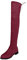 Xmiral Stivali Alti Adulti Stivali Donna Inverno Sopra il ginocchio Stivali lunghi Comfort Scarpe con tacco quadrato (41,rosso)