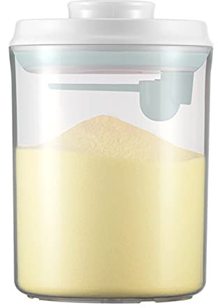 Milchpulver Aufbewahrung, Tragbarer Baby Milchpulver Behälter, Milchpulver-spender, Milchpulver-Aufbewahrungsbox für Getreide, Milchpulver, Snacks Hält Lebensmittel Frisch und Trocken (1000ml)