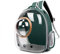 Galatée Zaino Per Gatti, Zaino Per Animali Domestici Zaino Bubble, Borsa Trasparente Impermeabile Per Capsule, Zaino Per Animali Domestici Con Capsula Ventilata(Verde, Copertura Trasparente)