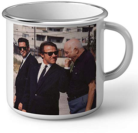 Tim Roth und Michael Madsen Cinema Comédie Tasse emailliert Metal Reservoir Dogs Star Film