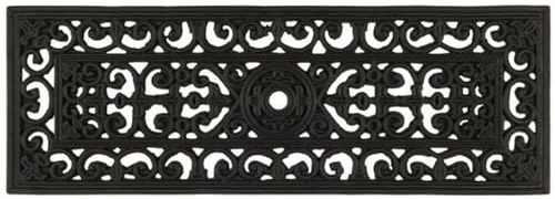 IB Laursen Fußmatte Gummi Filigran schmal schwarz 75x25cm