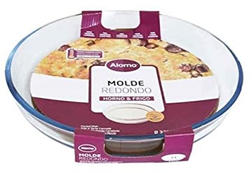 Pirofila Teglia da Forno in Vetro Alorno Tonda 26 cm 1,75 Litri