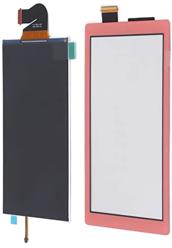 Écran de Remplacement LCD Lite pour Lite Écran D'affichage LCD de Remplacement en Verre ABS pour Lite Pièces de Réparation de Panneau D'affichage LCD de (Rose)