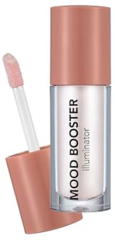 Flormar Mood Booster Liquid Highlighter, 001 Moon Glow, flüssiger Highlighter mit leichter, cremiger Textur, 4 ml