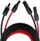 Offgridtec Cavo di collegamento PV maschio a PV maschio 6 mm², 8 m, rosso/nero