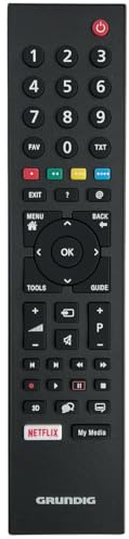 Aurabeam Original TS1187R Fernbedienung kompatibel mit Grundig 26CLE8205BL, 26VLE7200BH, 26VLE7201BH, 26VLE8200BL, 26VLE8200SL, 26VLE8200WL, 26VLE8300BP, 3232CLE8327 (Original TS1187R)