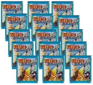 Panini NARUTO Shippuden Sticker - 15x Stickertüten je 5x Sammelsticker