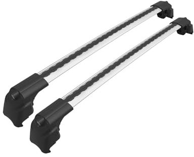 NOLLAM Auto Dachträger für Opel - Vauxhall Zafira Tourer C 2012-2019,Aluminium Dachgepäckträger Dachboxen Gepäckträger Querträger Fahrradträger Auto Zubehör