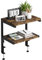 Mondazie Clamp on Desk Organizer Shelf, Heavy-Duty Desk Extender Side Table with 2-Tier Adjustable Storage Shelves for Desktop Accessories, Gaming Devices, Black