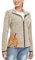 Soneven Fleecejacke Damen, Damen Fleece Jacke Langärmlig Leicht Full Zip Sweatjacke Warm Winter für Wandern Outdoor Running Ski,Mais,S