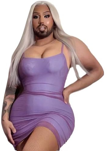 YINSUCDS Silicone Breast Breastplate C-G Cup Breastform Round Neck Fake Breasts for Crossdresser Dragqueen, 1, D Cup Cotton Filler