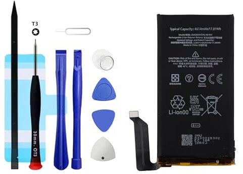 Vvuilsty GMSB3 Pixel 6 Replacement Battery, Rechargeable 0 Cycle Battery Compatible with Google Pixel 6 GB7N6 G9S9B16 with Repair Tool Kits