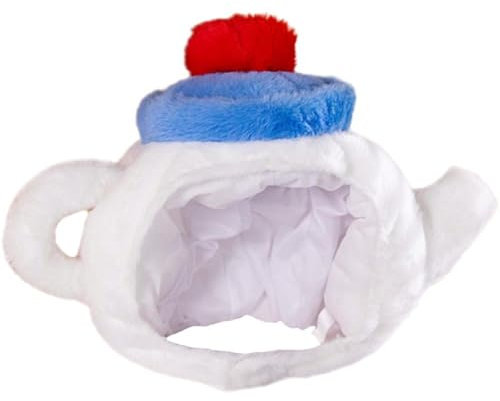 Lpitoy Teekanne Hut Plüsch Teekessel Kappe Neuheit Kopfbedeckung Kopfbedeckung Cosplay Kostüm Requisite Für Halloween Cosplay Kostüm Party Supplies