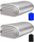 Alu Isoliermatte Isomatte Schaummatten, Doppelseitige Aluminiumfolie Isomatte, Thermo-Campingmatte Schlafmatte Für Camping, Wärmeisolierend Isolierdecke Faltbare Zeltmatte Bodenmatte Thermomatte