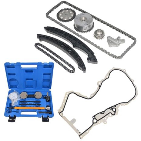 NSGMXT Juego de cadena de distribución compatible con A1 A3 G0lf Pasat E0s 1.4 TSI CAV CAX CTH 03E109507S 03E109507K