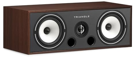 TRIANGLE - BOREA BRC2 Home Cinema Center-Lautsprecher - 2-Wege - Belastbarkeit 120W - Wirkungsgrad 91 DB/W/m - Bassreflex - 580 x 200 x 260 mm - Walnuss (Stück)