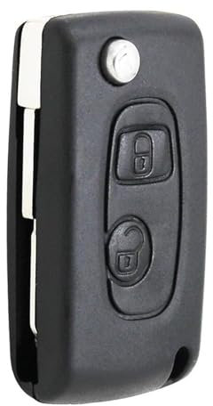 wSSSsss Coque de Protection pour clé de Voiture pour Peugeot 206,Coque de Protection pour clé télécommande de Voiture