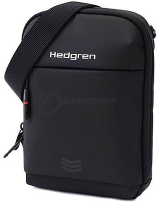 Hedgren Turn Small Crossover + RFID Unisex Erwachsene, Schwarz Eco, Einheitsgröße