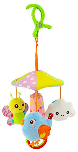 YROHGKPN Niedlichen Krippe Hängen Glocke Spielzeug Baby Bett Kinderwagen Windspiel Neugeborenen Kinderwagen Rassel Für Baby Beißring Spielzeug Für Jungen