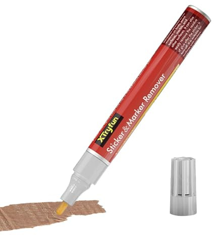 Adhesive Remover Pen - Glue Cleaner Pen | Adhesive Remover Stick Harmless Glue Cleaning Tool for Glass Metal Wood Marble, Portable Efficient for Car Crafting DIY, 1-Pack Pressure Spray Cleaner