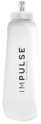 Impulse Nutrition - Flasque Running 500ml - Ultra Légère, Valve Haut Débit | Souple & Pliable - Compacte & Facile à Emporter - Idéale Trail & Randonnée - Facile à Nettoyer