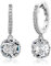 Kate Spade New York Pave Huggies, klar/Silber