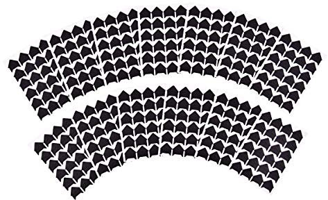 iGadgitz Home U7010 Self-Adhesive Photo Corners (312 Pieces), Photo Mounting Corners, Picture Corners Stickers - Black