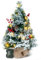 Joiedomi 24 Schnee beflockt Prelit Tabletop Weihnachtsbaum für Beste Weihnachten zu Hause Dekorationen (batteriebetrieben)