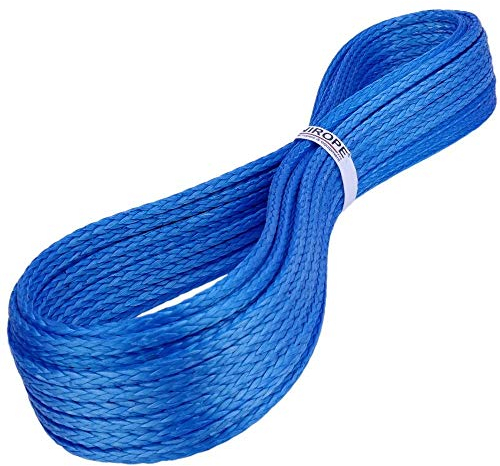 Kanirope® Dyneema Seil PRO 6mm 20m Blau 12-fach geflochten SK78 verstreckt beschichtet