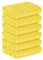 6 Stück Premium Frottee Gästehandtücher 30x50 cm in gelb von StickandShine in 500g/m² aus 100% Baumwolle