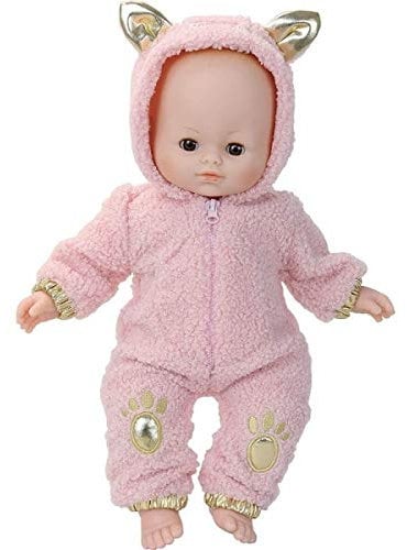 Petitcollin 623644 Petit Câlin 36 cm Emma-Panda Babypuppen, bunt